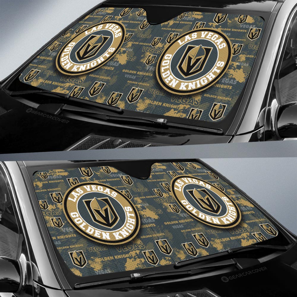 Vegas Golden Knights Car Sunshade Custom Car Accessories - Gearcarcover - 2