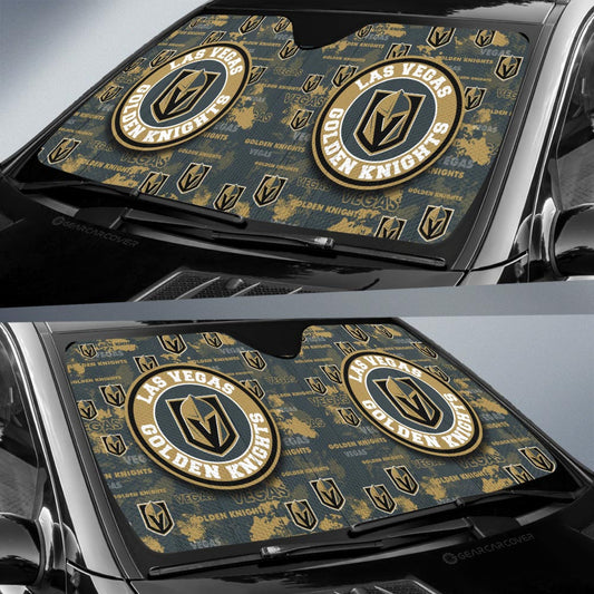 Vegas Golden Knights Car Sunshade Custom Car Accessories - Gearcarcover - 2