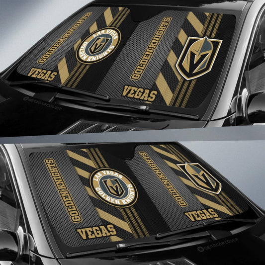 Vegas Golden Knights Car Sunshade Custom Car Accessories - Gearcarcover - 2