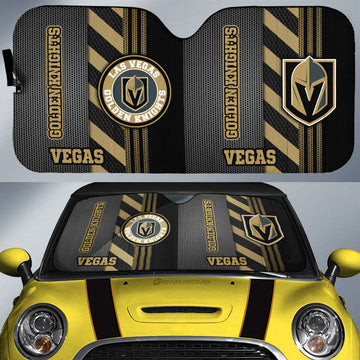 Vegas Golden Knights Car Sunshade Custom Car Accessories - Gearcarcover - 1