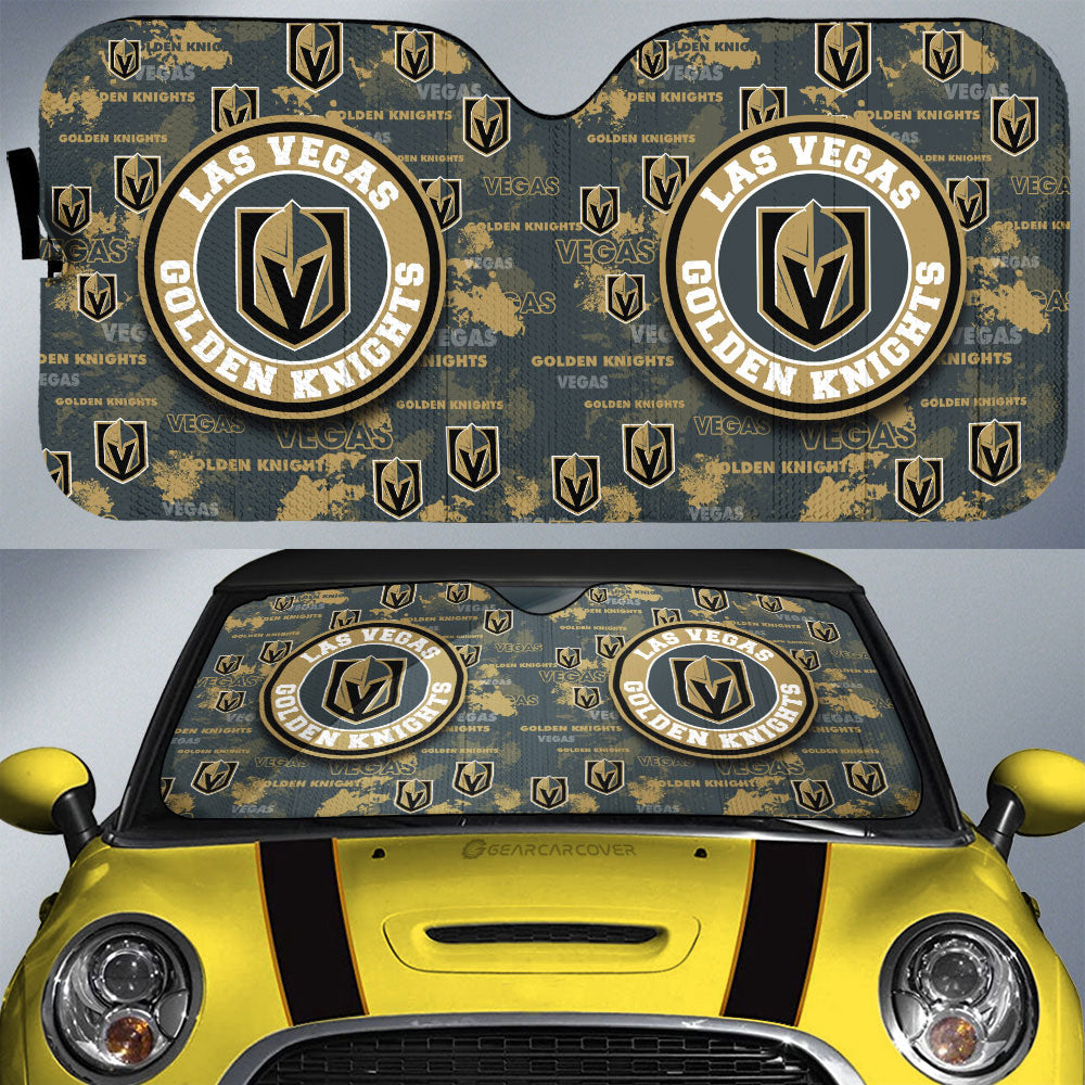 Vegas Golden Knights Car Sunshade Custom Car Accessories - Gearcarcover - 1