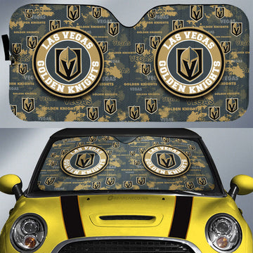 Vegas Golden Knights Car Sunshade Custom Car Accessories - Gearcarcover - 1