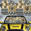 Vegas Golden Knights Car Sunshade Custom Ugly Style Car Accessories - Gearcarcover - 1