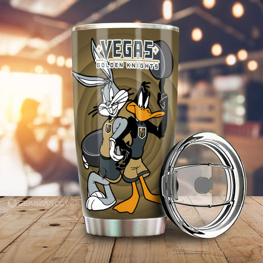 Vegas Golden Knights Tumbler Cup Custom Car Accessories - Gearcarcover - 2