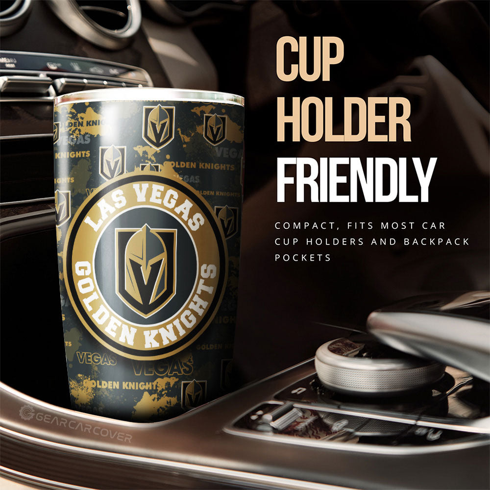Vegas Golden Knights Tumbler Cup Custom Car Accessories - Gearcarcover - 3