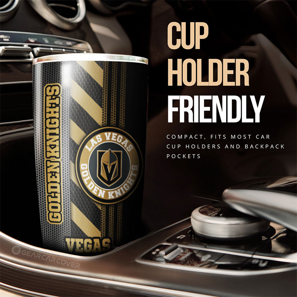 Vegas Golden Knights Tumbler Cup Custom Car Accessories - Gearcarcover - 3