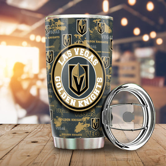 Vegas Golden Knights Tumbler Cup Custom Car Accessories - Gearcarcover - 1