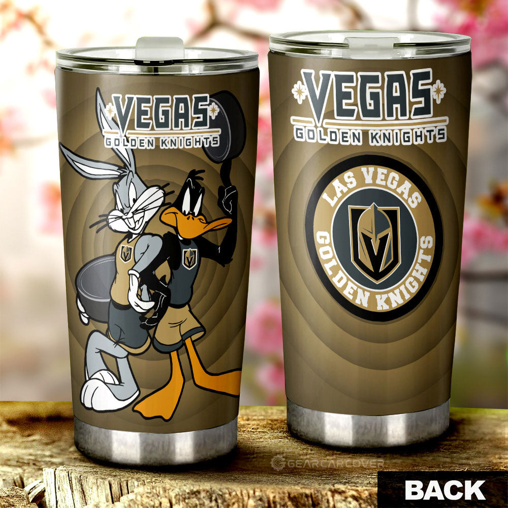 Vegas Golden Knights Tumbler Cup Custom Car Accessories - Gearcarcover - 1