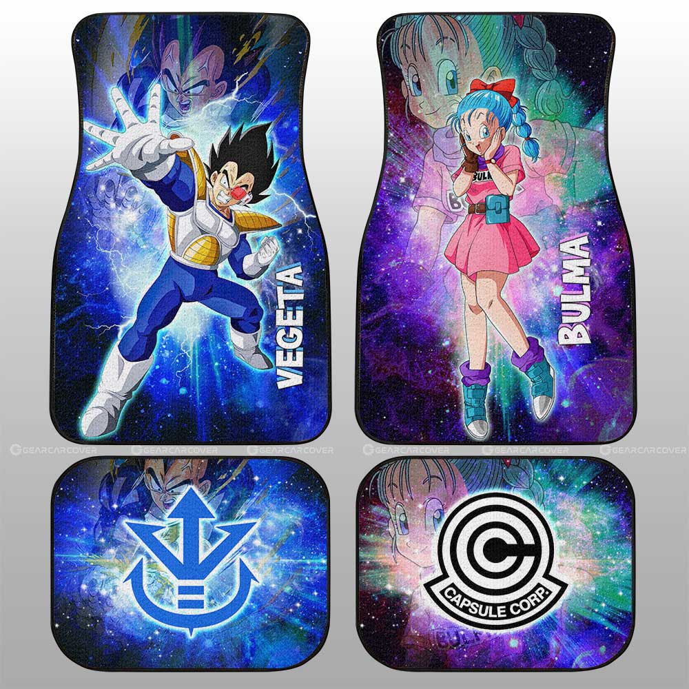 Vegeta And Bulma Car Floor Mats Custom Car Accessories - Gearcarcover - 1