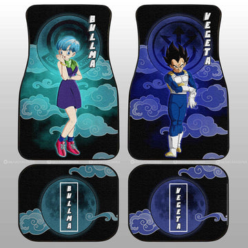 Vegeta And Bulma Car Floor Mats Custom Car Accessories - Gearcarcover - 1