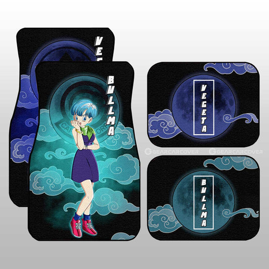 Vegeta And Bulma Car Floor Mats Custom Dragon Ball Anime Car Accessories - Gearcarcover - 2