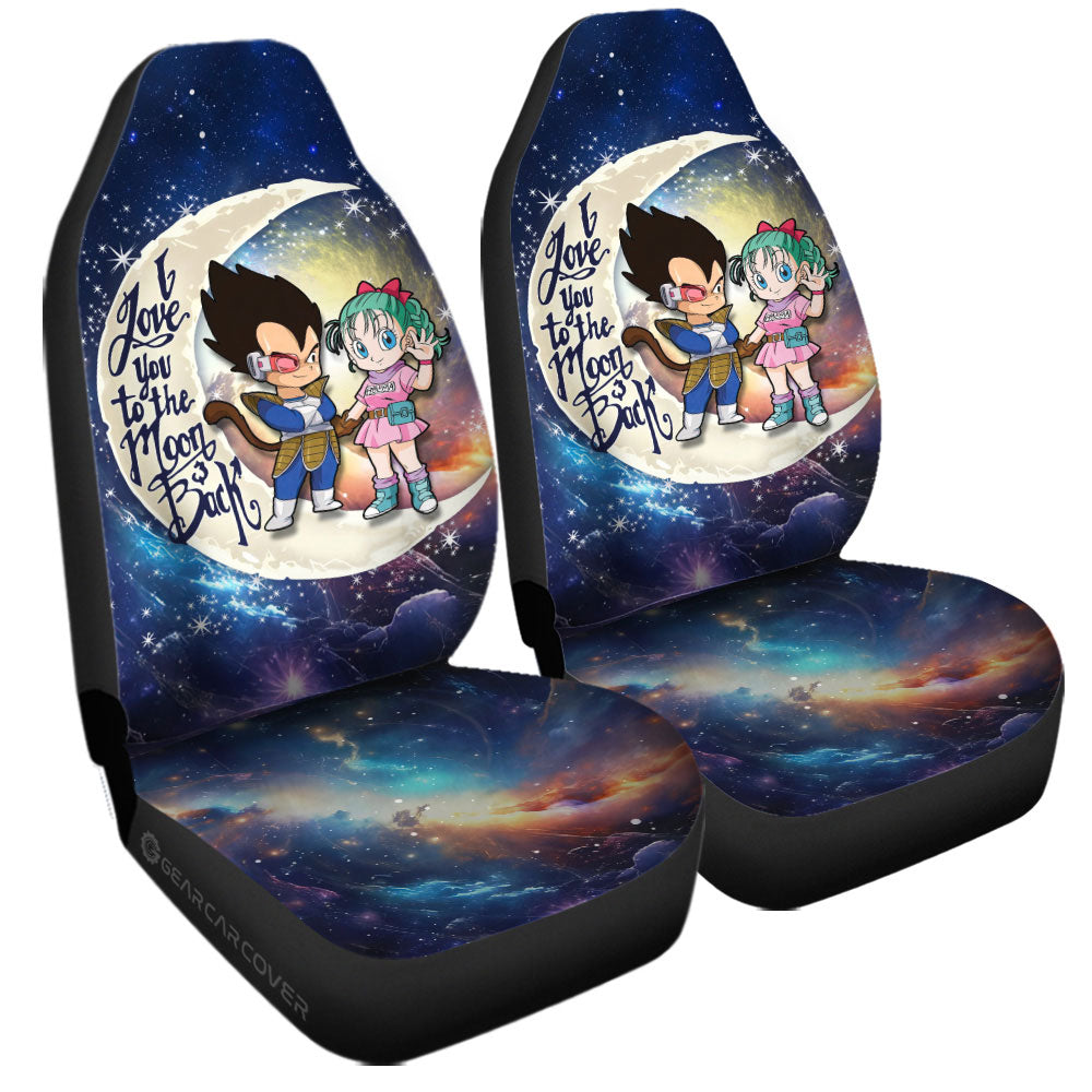 Vegeta And Bulma Car Seat Covers Custom Car Accessories - Gearcarcover - 3