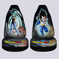 Vegeta And Bulma Car Seat Covers Custom Car Accessories - Gearcarcover - 1