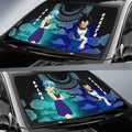 Vegeta And Bulma Car Sunshade Custom Car Accessories - Gearcarcover - 2