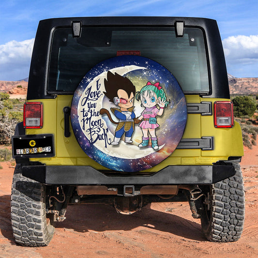 Vegeta And Bulma Spare Tire Covers Custom Car Accessories - Gearcarcover - 2