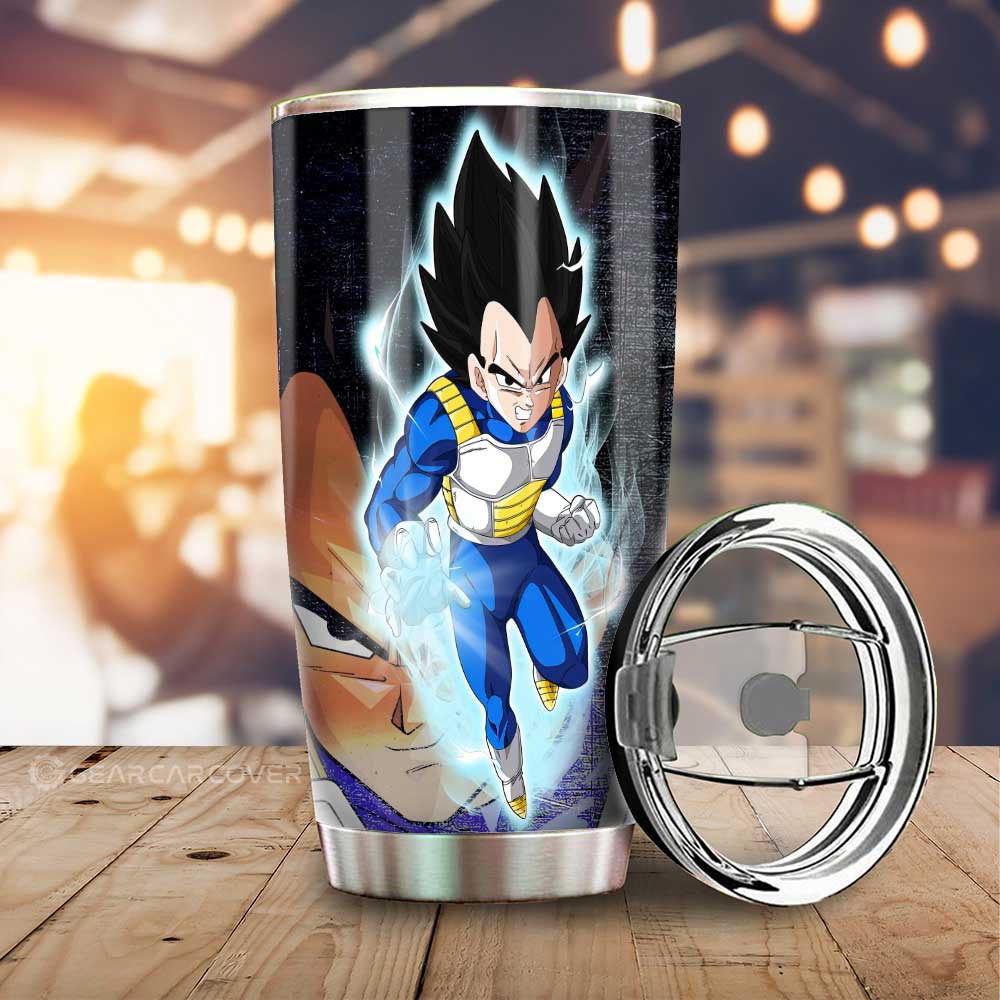 Vegeta And Bulma Tumbler Cup Custom Car Interior Accessories - Gearcarcover - 3