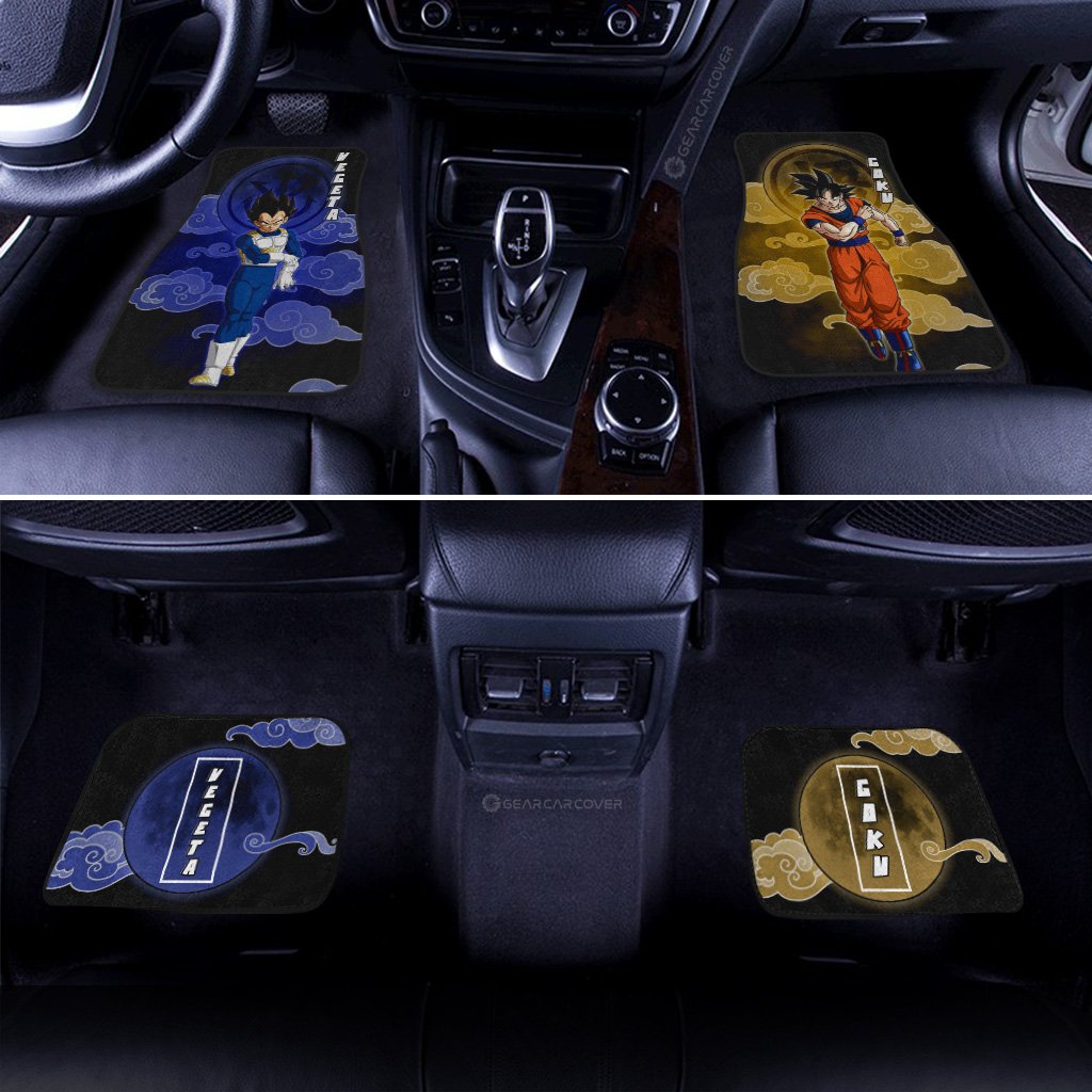 Vegeta And Goku Car Floor Mats Custom Car Accessories - Gearcarcover - 3