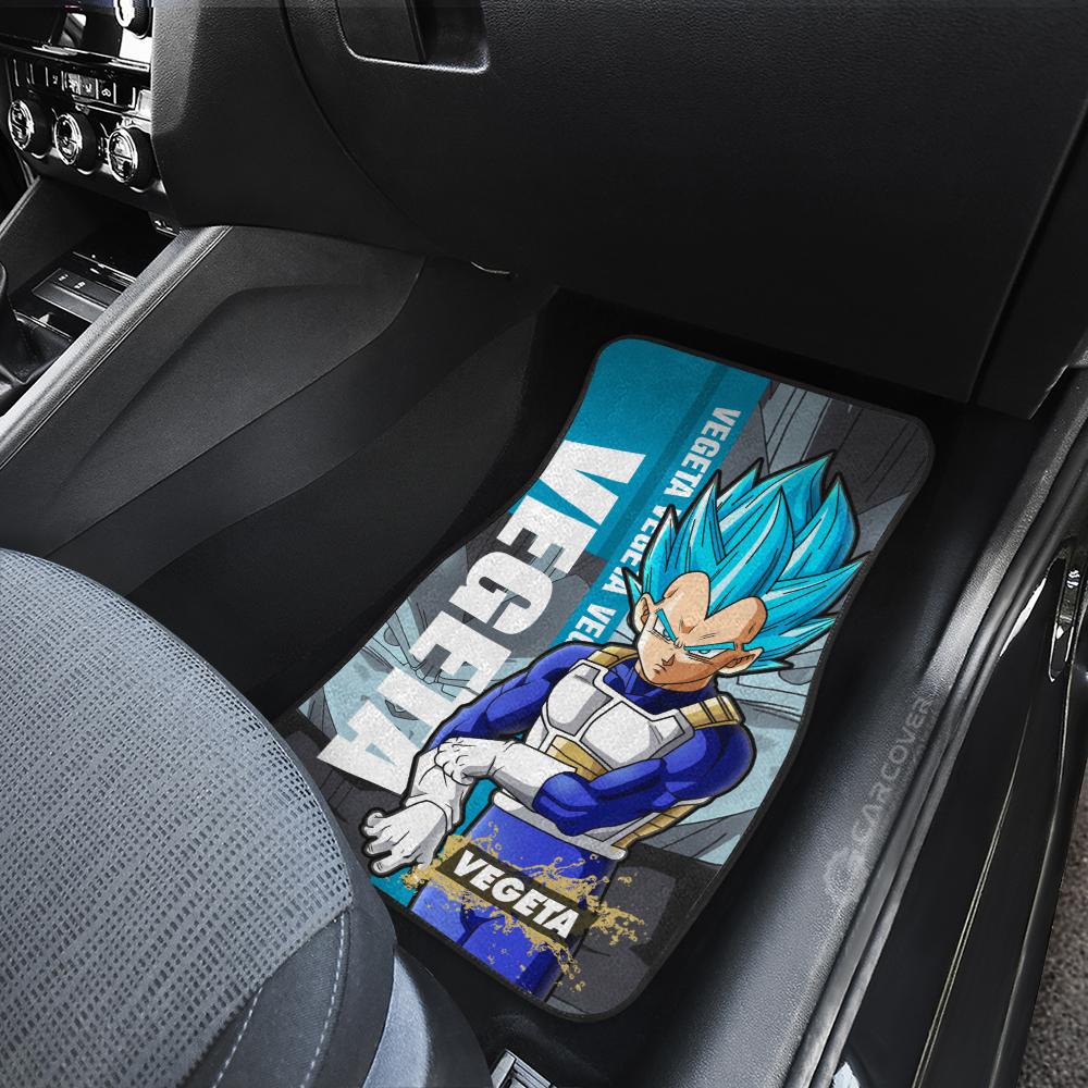 Vegeta Blue Car Floor Mats Custom Anime Dragon Ball Car Accessories - Gearcarcover - 4