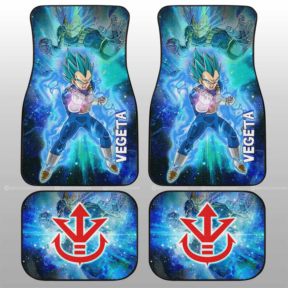 Vegeta Blue Car Floor Mats Custom Characters Dragon Ball Car Accessories - Gearcarcover - 1