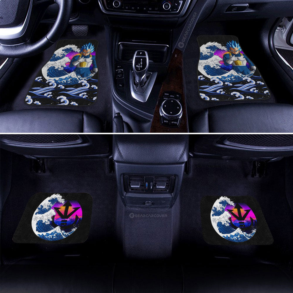 Vegeta Blue Car Floor Mats Custom Dragon Ball Car Interior Accessories - Gearcarcover - 2