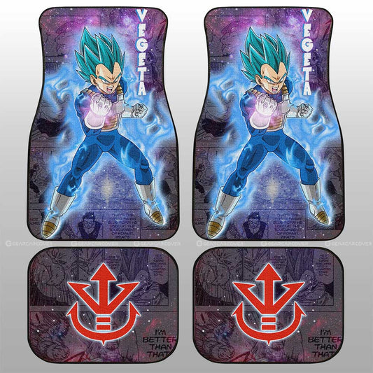 Vegeta Blue Car Floor Mats Custom Galaxy Style Car Accessories - Gearcarcover - 2