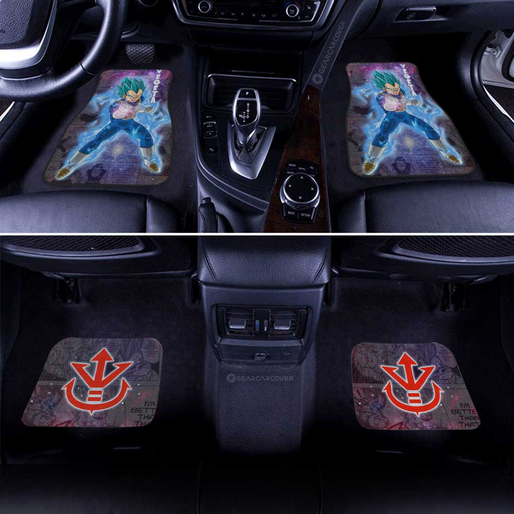 Vegeta Blue Car Floor Mats Custom Galaxy Style Car Accessories - Gearcarcover - 3