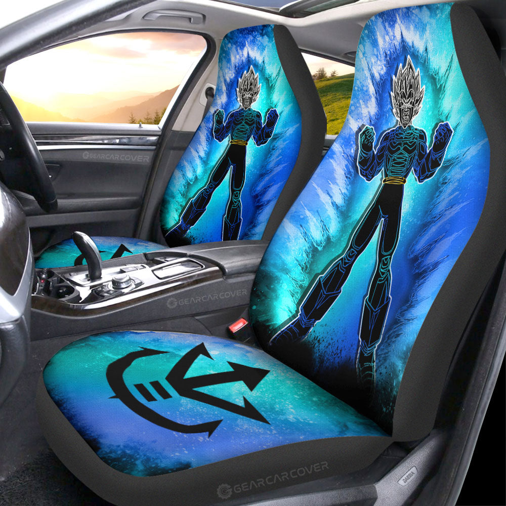 Vegeta Blue Car Seat Covers Custom Anime Car Accessories - Gearcarcover - 1