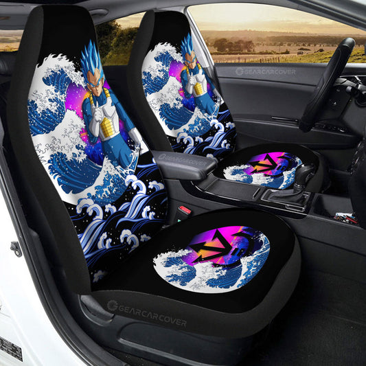 Vegeta Blue Car Seat Covers Custom Car Interior Accessories - Gearcarcover - 2