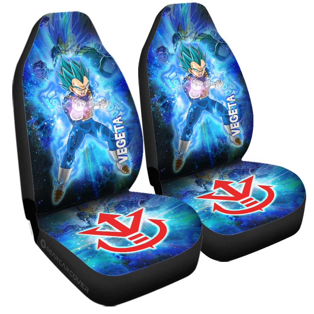 Vegeta Blue Car Seat Covers Custom Characters Car Accessories - Gearcarcover - 3