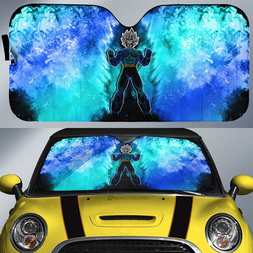 Vegeta Blue Car Sunshade Custom Anime Car Accessories - Gearcarcover - 1