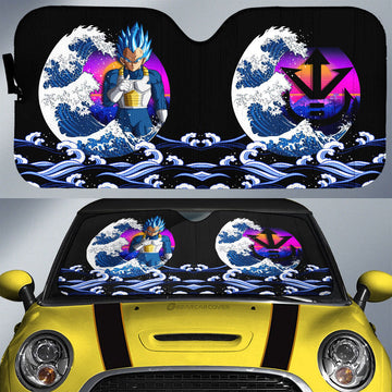 Vegeta Blue Car Sunshade Custom Car Interior Accessories - Gearcarcover - 1