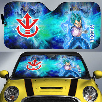 Vegeta Blue Car Sunshade Custom Characters Car Accessories - Gearcarcover - 1