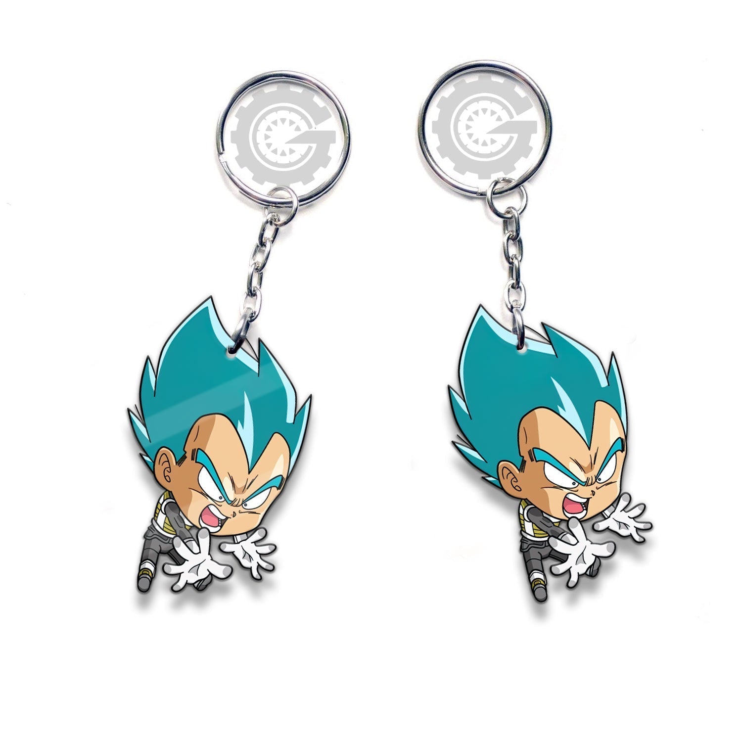 Vegeta Blue Keychain Custom Car Accessories - Gearcarcover - 3