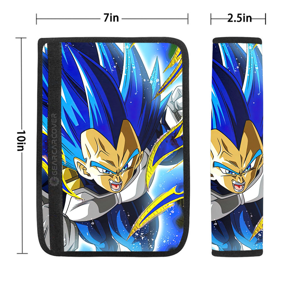 Vegeta Blue Seat Belt Covers Custom Car Accessories - Gearcarcover - 1