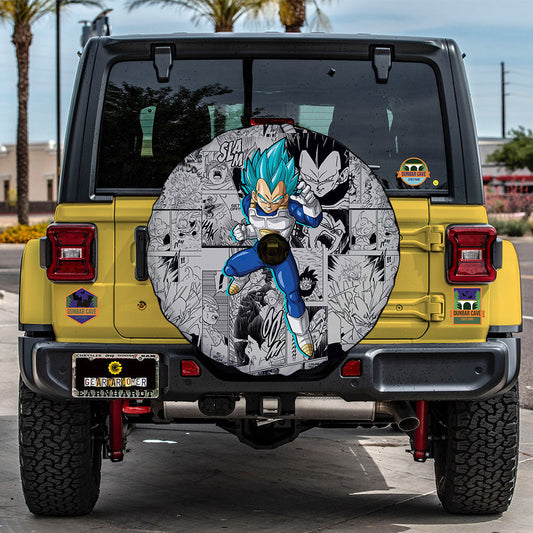 Vegeta Blue Spare Tire Covers Camera Hole Collection - Gearcarcover - 2