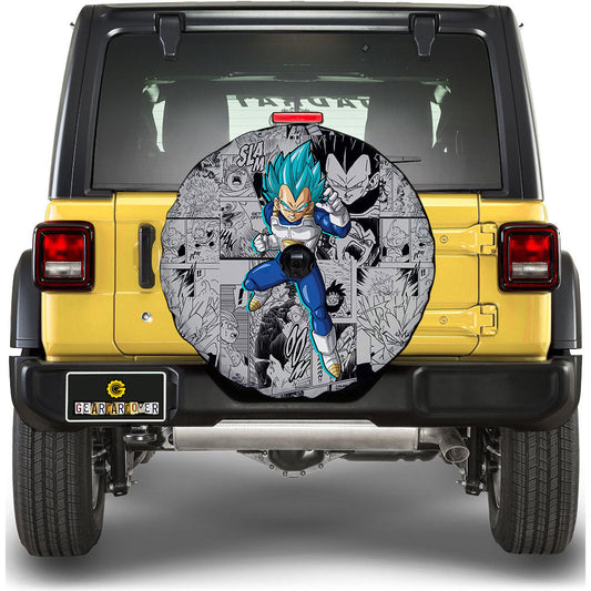 Vegeta Blue Spare Tire Covers Camera Hole Collection - Gearcarcover - 1