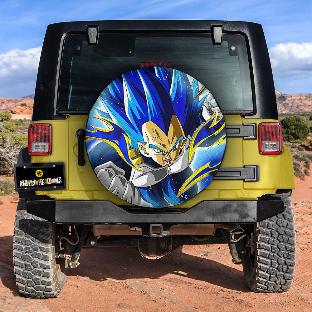 Vegeta Blue Spare Tire Covers Custom Car Accessories - Gearcarcover - 3