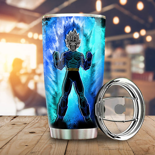 Vegeta Blue Tumbler Cup Custom Anime Car Accessories - Gearcarcover - 1