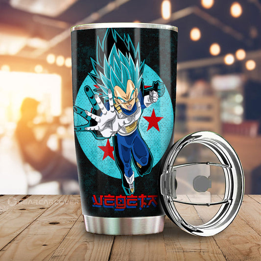 Vegeta Blue Tumbler Cup Custom Car Accessories - Gearcarcover - 2