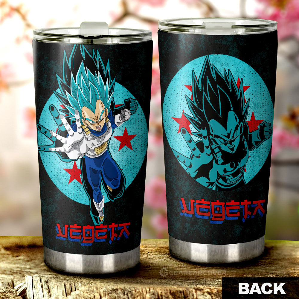 Vegeta Blue Tumbler Cup Custom Car Accessories - Gearcarcover - 3