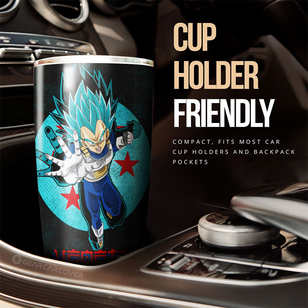 Vegeta Blue Tumbler Cup Custom Car Accessories - Gearcarcover - 1