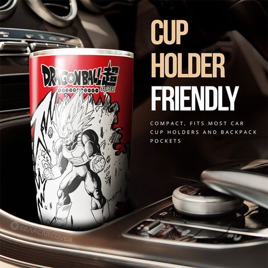 Vegeta Blue Tumbler Cup Custom Car Accessories Manga Style For Fans - Gearcarcover - 2