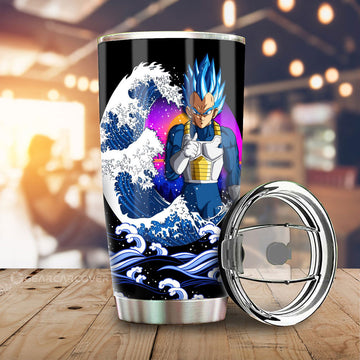 Vegeta Blue Tumbler Cup Custom Car Interior Accessories - Gearcarcover - 1