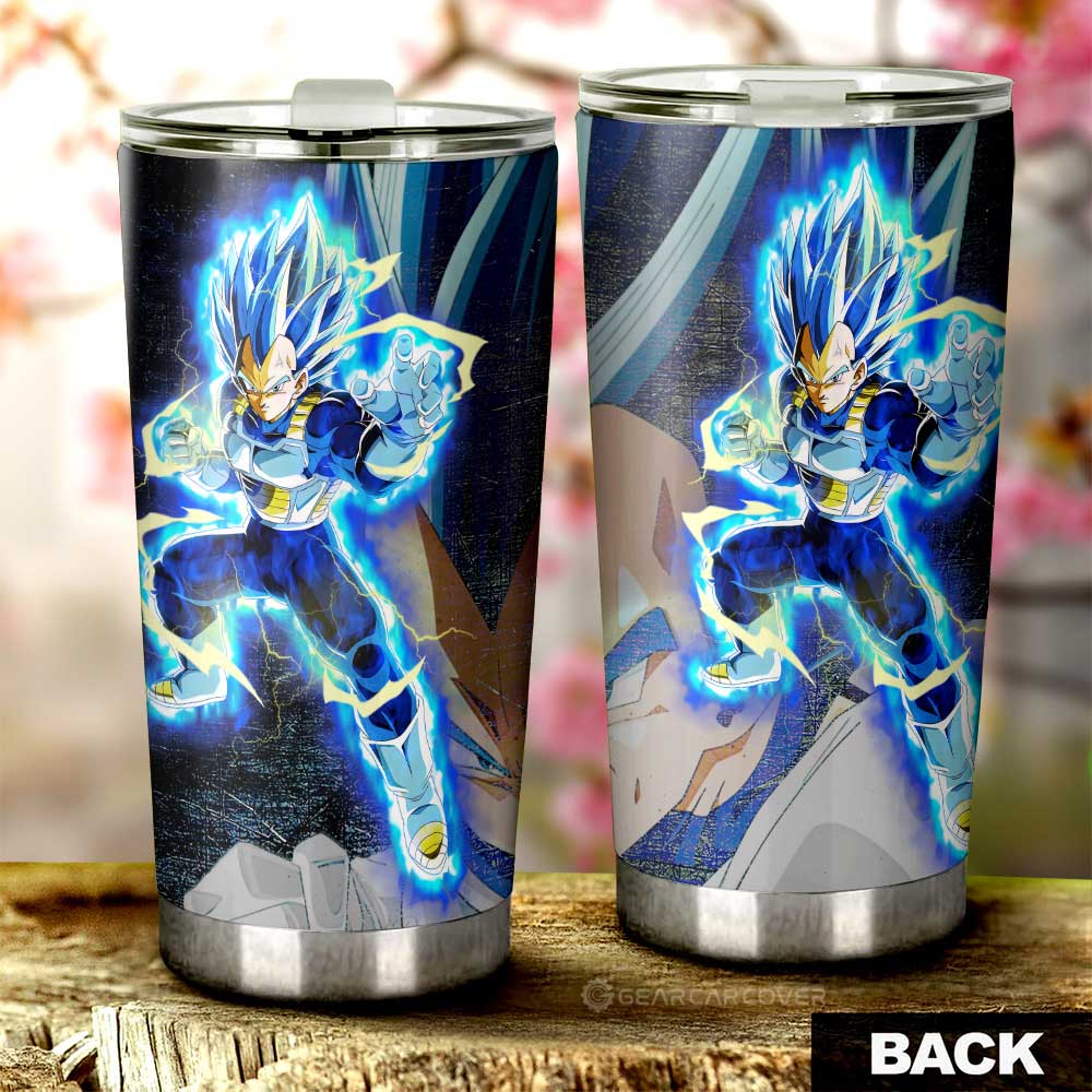 Vegeta Blue Tumbler Cup Custom Car Interior Accessories - Gearcarcover - 3