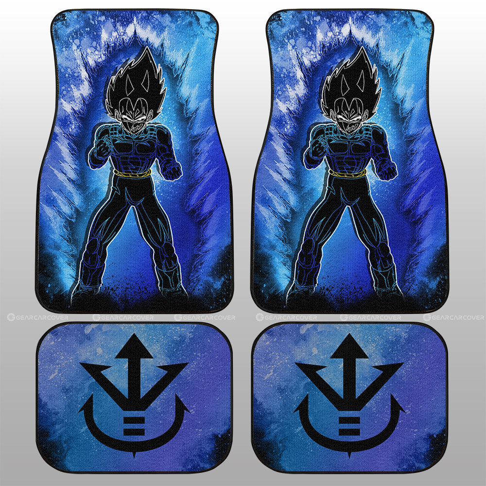 Vegeta Car Floor Mats Custom Anime Car Accessories - Gearcarcover - 1