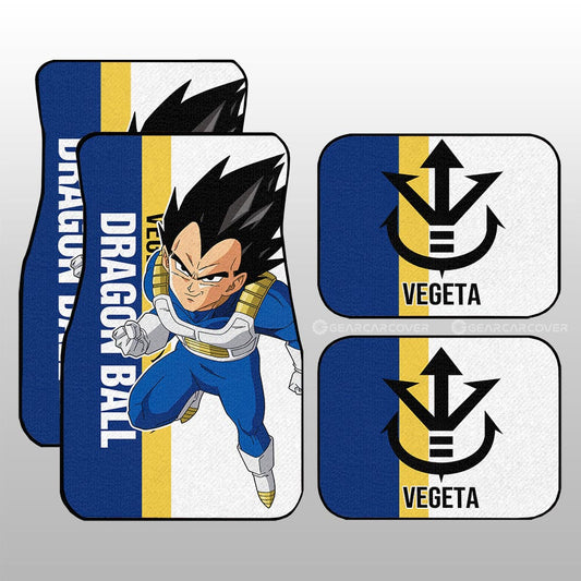 Vegeta Car Floor Mats Custom Car Accessories For Fans - Gearcarcover - 1