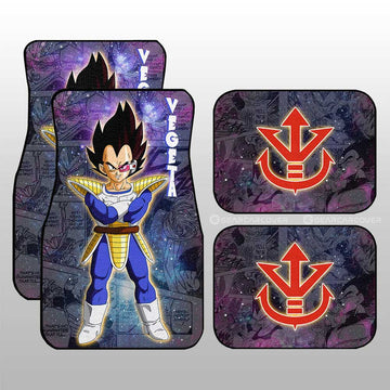 Vegeta Car Floor Mats Custom Galaxy Style Car Accessories - Gearcarcover - 1