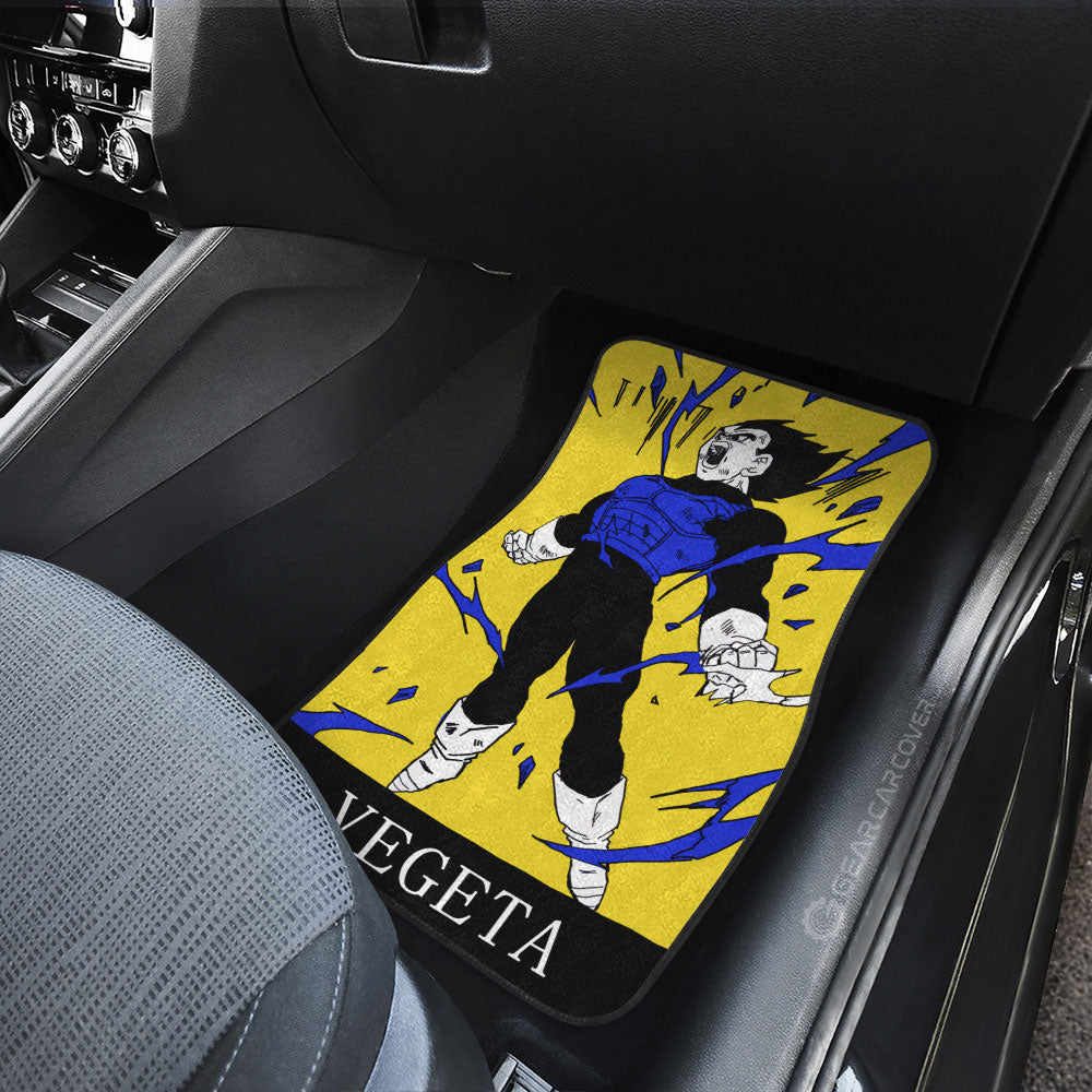 Vegeta Car Floor Mats Custom Manga Color Style - Gearcarcover - 4