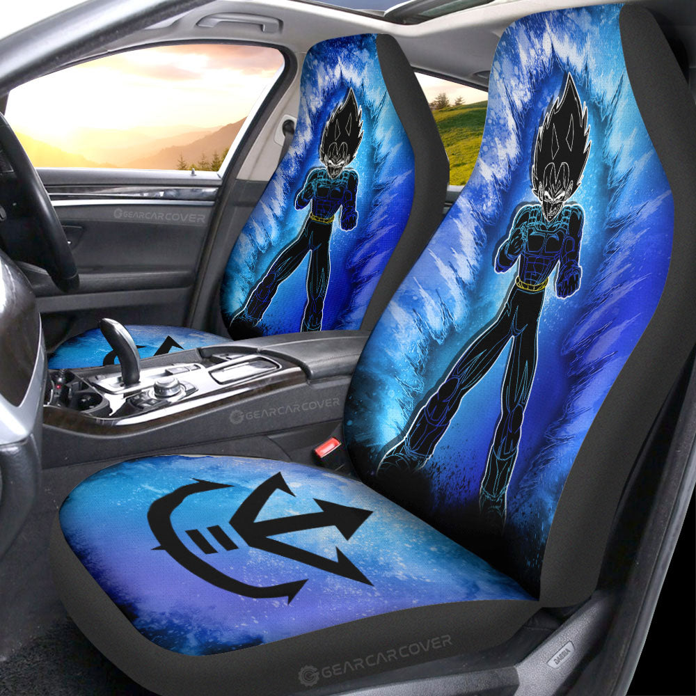 Vegeta Car Seat Covers Custom Anime Car Accessories - Gearcarcover - 1