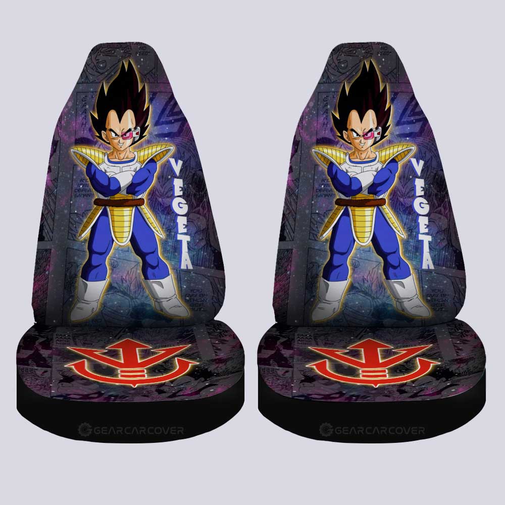 Vegeta Car Seat Covers Custom Galaxy Style Car Accessories - Gearcarcover - 4